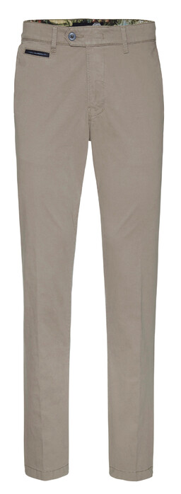 Gardeur Benny-3 Contrasted Pima Cotton Flex Pants Mid Grey