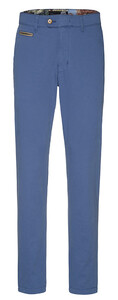 Gardeur Benny-3 Cotton Uni Broek Midden Blauw