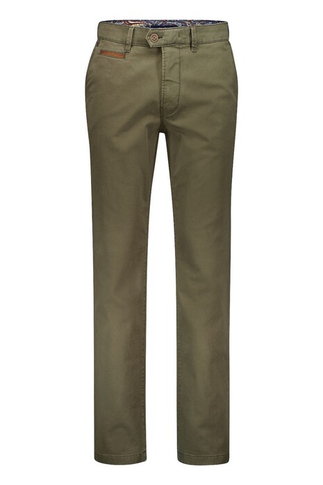 Gardeur Benny-3 Cottonflex All Day Essential Broek Dusty Olive