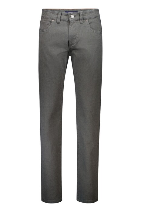 Gardeur Bill-3 Black Weft Comfort Stretch Soft Touch Broek Donker Zand