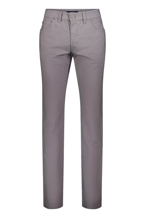 Gardeur Bill-3 Ewoolution Faux-Uni Comfort Cotton Stretch Broek Donker Grijs