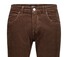 Gardeur Bill-3 Organic Cotton Corduroy High Comfort Ribbroek Bruin