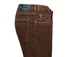 Gardeur Bill-3 Organic Cotton Corduroy High Comfort Ribbroek Bruin