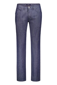 Gardeur Bill-3 Superior Linnen High Breathability Cool To The Touch Broek Donker Blauw