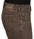 Gardeur Bill-3 Two Tone Cotton Pants Dark Brown Melange