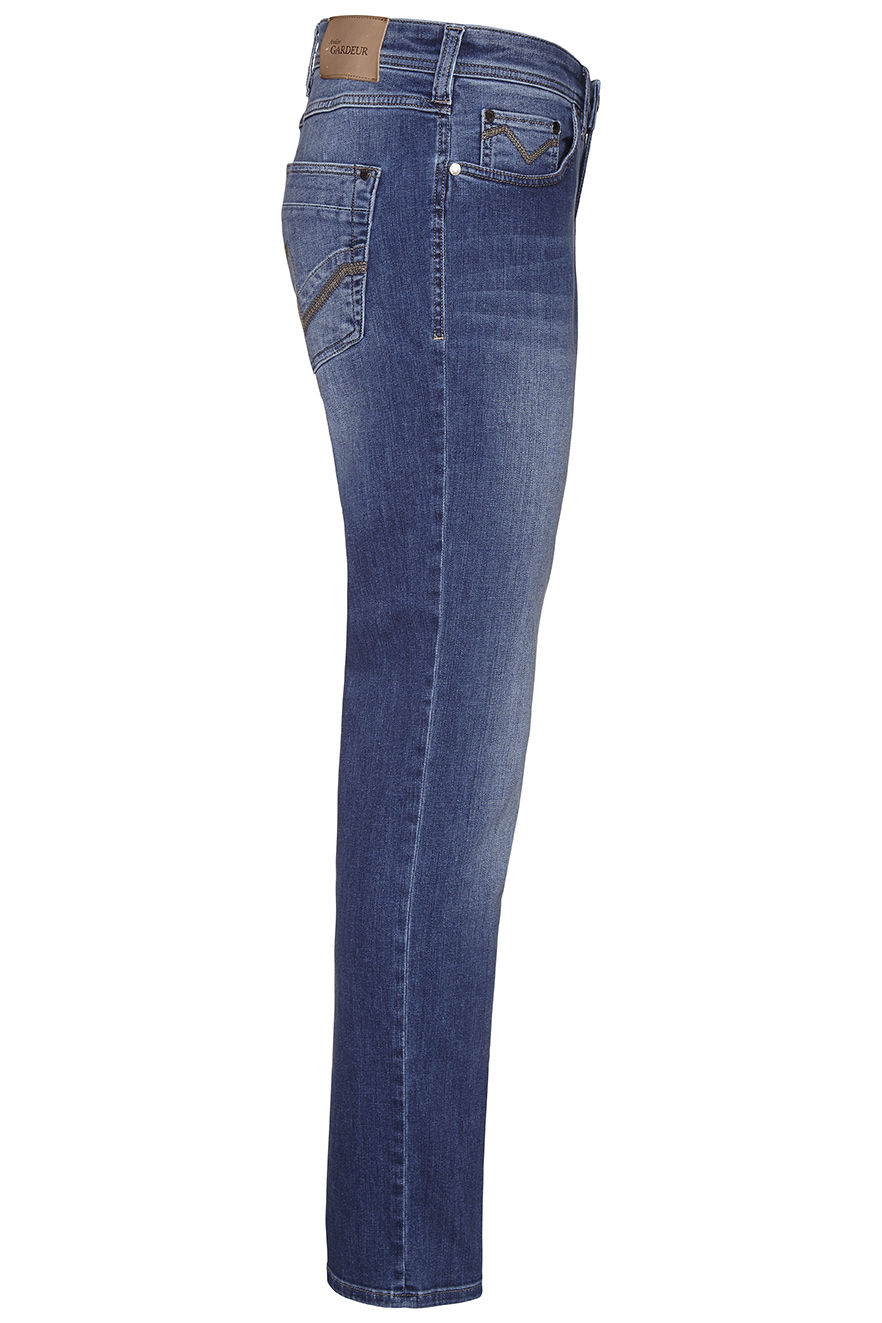 Gardeur Bill 5-Pocket Jeans Stone Blue | Jan Rozing Men\'s Fashion