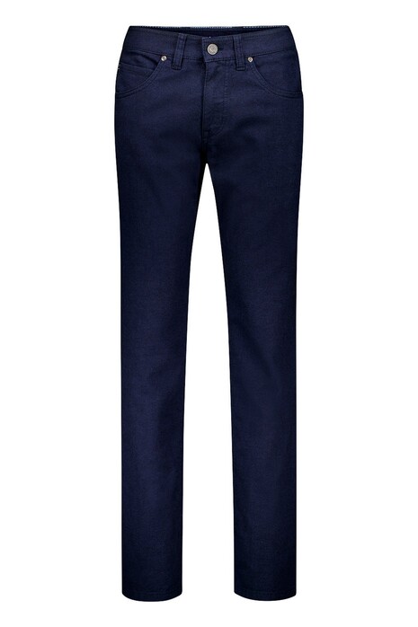 Gardeur Bill 5-Pocket Wool Look Soft Feel Easy Care Business Hero Broek Dark Marine