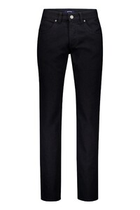 Gardeur Bill 5-Pocket Wool Look Soft Feel Easy Care Business Hero Broek Donker Bruin
