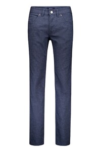 Gardeur Bill 5-Pocket Wool Look Soft Feel Easy Care Business Hero Broek Midden Blauw