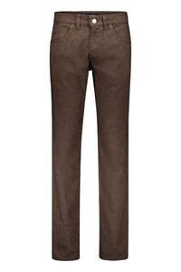 Gardeur Bill 5-Pocket Wool Look Soft Feel Easy Care Business Hero Pants Brown