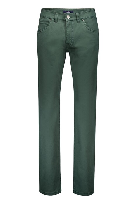 Gardeur Bill Cottonflex Organic Cotton Tencel Blend Cashmere Touch Pants Khakigreen