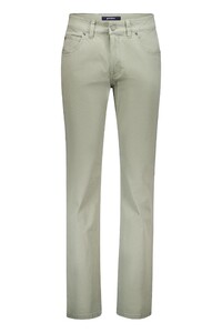 Gardeur Bill Everyday Essential Fine Pattern Soft Touch Comfort Stretch Broek Khaki