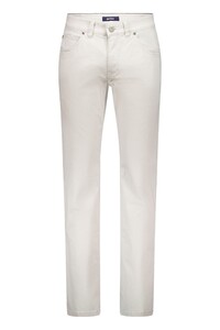 Gardeur Bill Everyday Essential Fine Pattern Soft Touch Comfort Stretch Broek Licht Beige