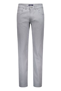 Gardeur Bill Everyday Essential Fine Pattern Soft Touch Comfort Stretch Broek Licht Grijs