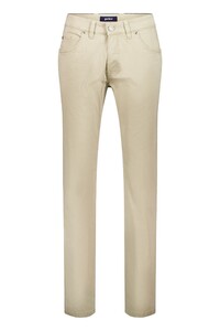 Gardeur Bill Everyday Essential Fine Pattern Soft Touch Comfort Stretch Broek Zand