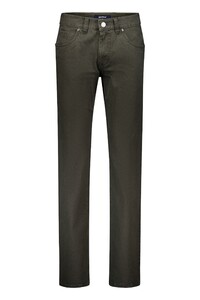 Gardeur Bill Everyday Fine Patterned Cotton Soft Touch Comfort Stretch Broek Khaki