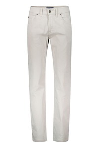 Gardeur Bill Fine Pattern Cotton Comfort Stretch Soft Wash-out Effects Broek Licht Beige