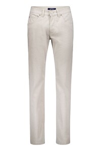 Gardeur Bill Luxury Comfort Subtle Texture Pattern Business Hero Broek Licht Grijs