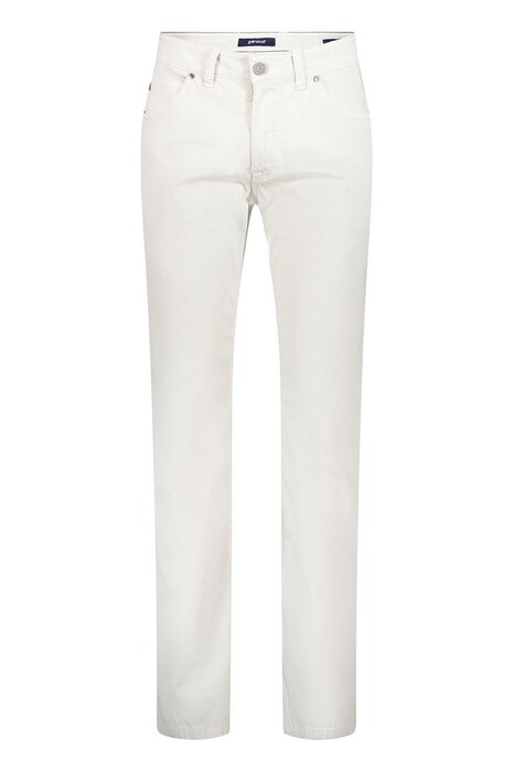Gardeur Bill Summer Côtelé Comfort Stretch Everyday Essential Broek Licht Beige