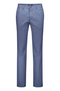 Gardeur Bono Business Hero Faux-Uni Subtle Texture Pattern Soft Touch Broek Licht Blauw
