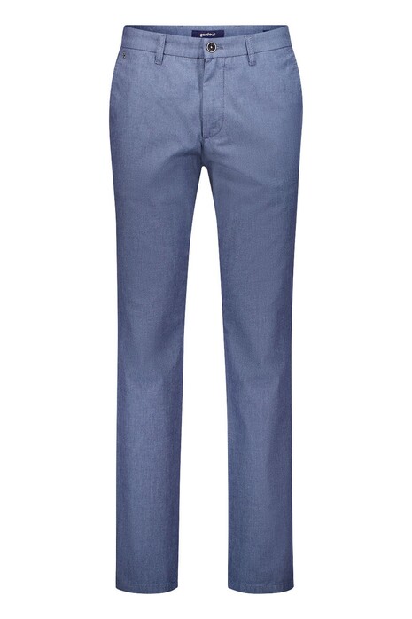 Gardeur Bono Business Hero Faux-Uni Subtle Texture Pattern Soft Touch Broek Licht Blauw