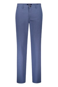 Gardeur Bono Business Hero Fine Texture Pattern Wool Look Cotton Stretch Broek Donker Blauw