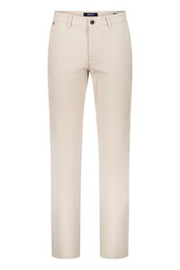 Gardeur Bono Business Hero Fine Texture Pattern Wool Look Cotton Stretch Broek Licht Zand