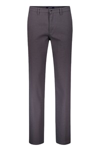 Gardeur Bono Business Hero Fine Texture Pattern Wool Look Cotton Stretch Pants Dark Gray