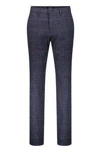 Gardeur Bono Business Hero Soft Touch Check Wool-Look Pants Mid Blue