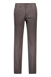 Gardeur Bono Business Hero Wool Look Soft Touch Easy Care Broek Donker Beige