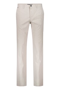 Gardeur Bono Fine Stripe Business Hero Soft Touch Cotton Stretch Broek Licht Grijs