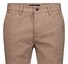 Gardeur Bono Flat-Front Wool Look Soft Feel Easy Care Business Hero Broek Donker Beige