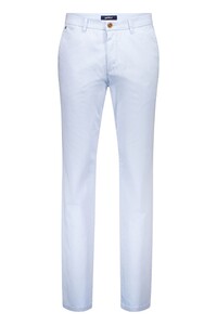 Gardeur Bono Leisure Luxury Silky Touch Supima Cotton Comfort Stretch Broek Licht Blauw