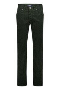 Gardeur Bono Organic Cotton Blend Casual Soft Corduroy Corduroy Trouser Dark Green