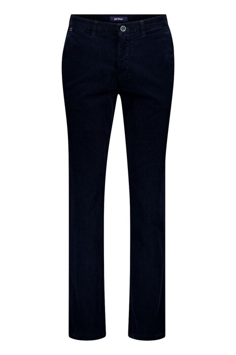 Gardeur Bono Organic Cotton Blend Casual Soft Corduroy Corduroy Trouser Dark Navy