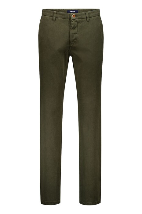 Gardeur Bono Premium Cotton Slacks Comfort Stretch Broek Khaki