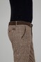 Gardeur Bono Wool Look Cotton Blend Check Soft Touch Broek Zand