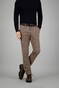 Gardeur Bono Wool Look Cotton Blend Check Soft Touch Broek Zand