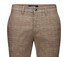 Gardeur Bono Wool Look Cotton Blend Check Soft Touch Broek Zand