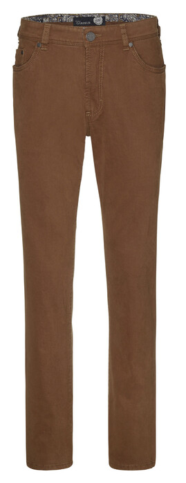 Gardeur CottonFlex 5-Pocket Regular Fit Pants Mid Brown