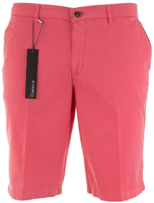 Gardeur Jasper-8 Uni Fine Contrast Bermuda Pink