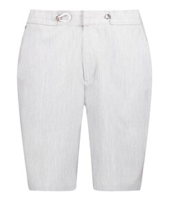 Gardeur Jasper Modern Fine Striped Bermuda Light Grey
