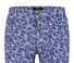 Gardeur Jean Fantasy Pattern Lightweight Shorts Bermuda Blauw