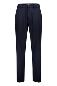 Gardeur Lido Soft Touch Comfort Stretch Loose Relaxed Tailoring Broek Dark Navy