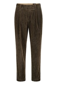 Gardeur Luciano Black Weft Soft Touch Genua Corduroy Corduroy Trouser Camel