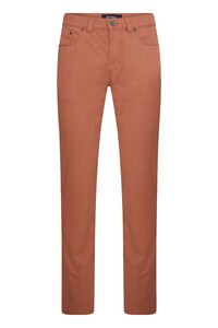 Gardeur Nevio-13 Sun Faded Cotton Pants Fine Orange