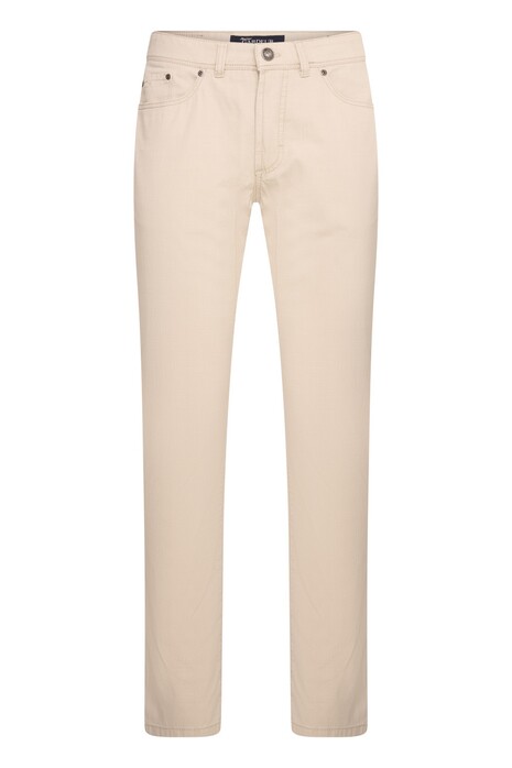Gardeur Nevio-13 Sun Faded Cotton Pants Kitt