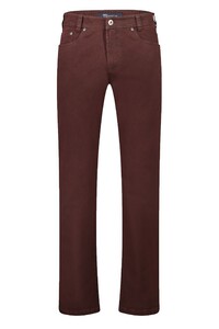 Gardeur NEVIO-13 Two Tone Cotton Pants Dark Red