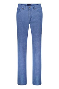 Gardeur Reza Full Cotton Natural Stretch Linnen Look Denim Jeans Light Stone Blue Used