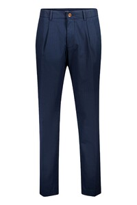 Gardeur Roman Leisure Luxury Herringbone Weave Heavy Weight Cotton Broek Dark Marine